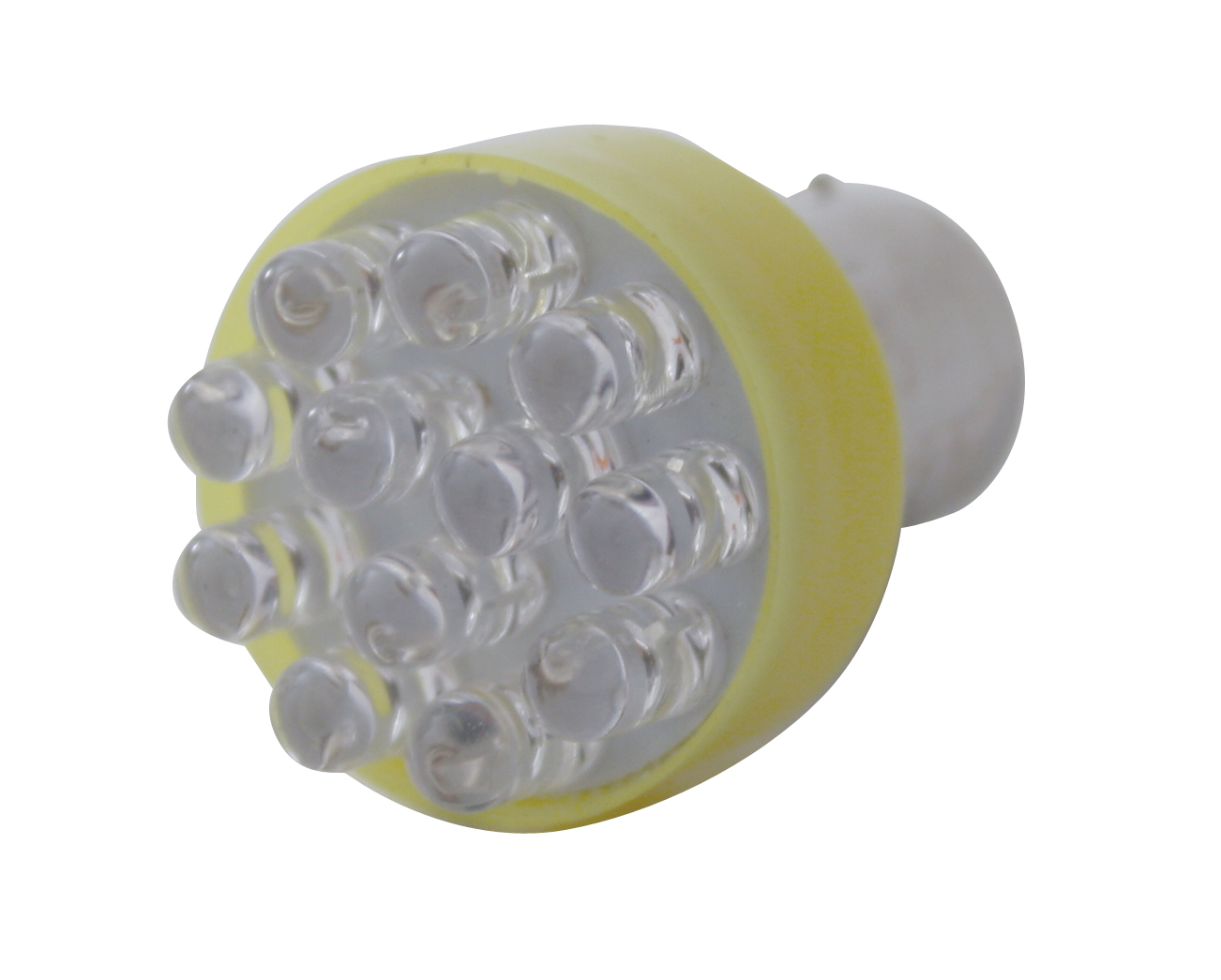 12 Super Bright Led 1156 Bulb - Amber
