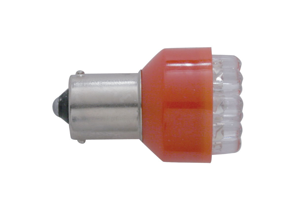 12 Super Bright Led 1156 Bulb - Red