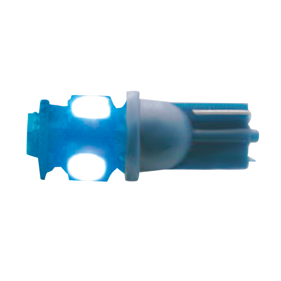 (2/Card) 5 Blue Led 360 Degree 194 Bulb