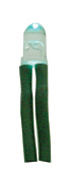 1 Green Led 12V Bulb - 47" Lead