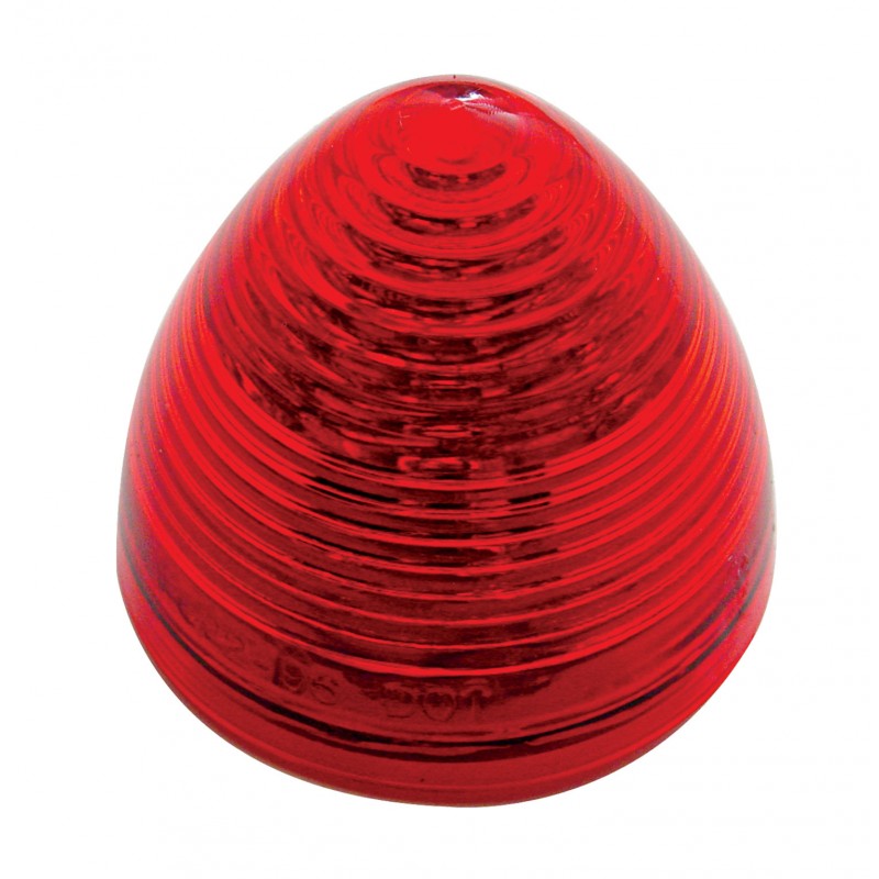 9 Red Led 2" Beehive Clearance/Marker Light - Red Lens