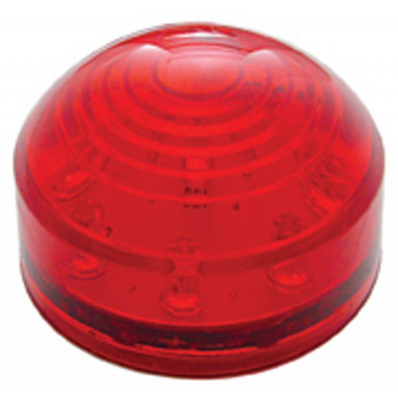 9 Red Led 2" Roadster Clearance/Marker Light - Red Lens
