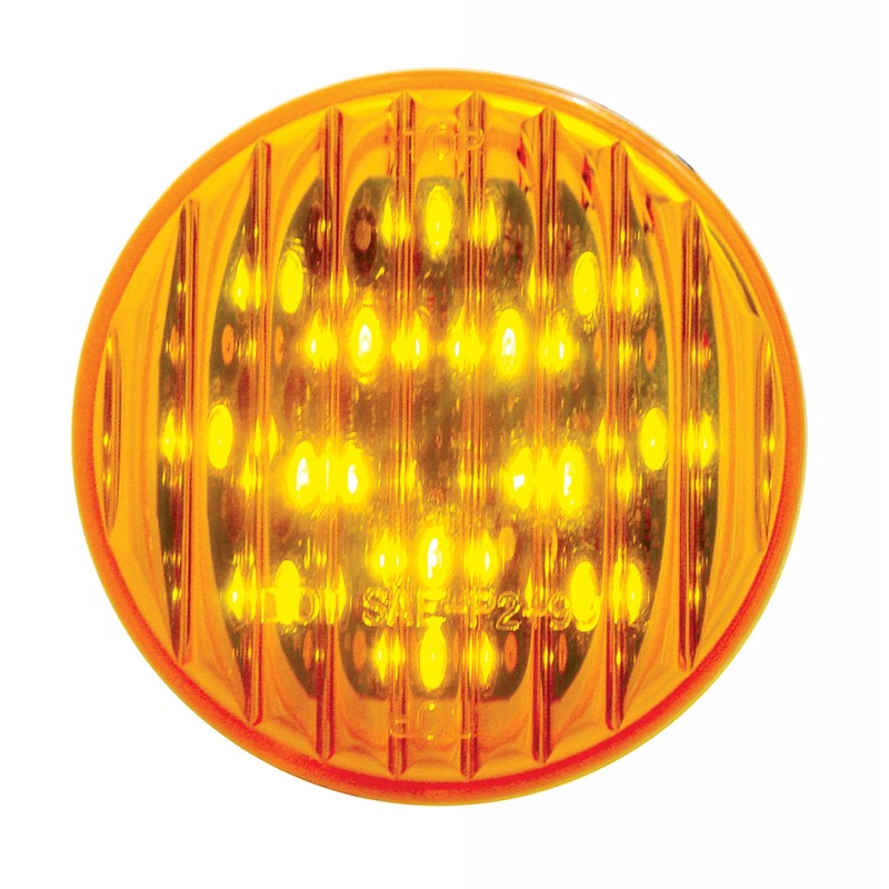 13 Amber Led 2 1/2" Flat Clearance/Marker Light - Amber Lens **No Other Discounts Applicable**
