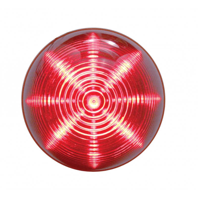 13 Red Led 2 1/2" Beehive Clearance/Marker Light - Red Lens