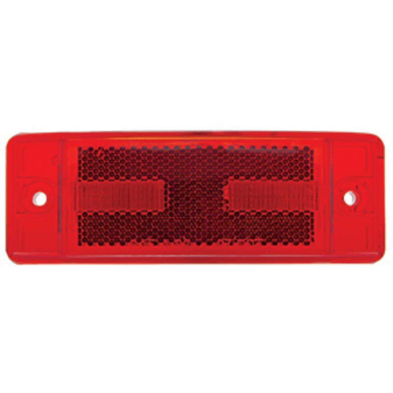 16 Red Led Rectangular Clearance/Marker Light - Red Lens