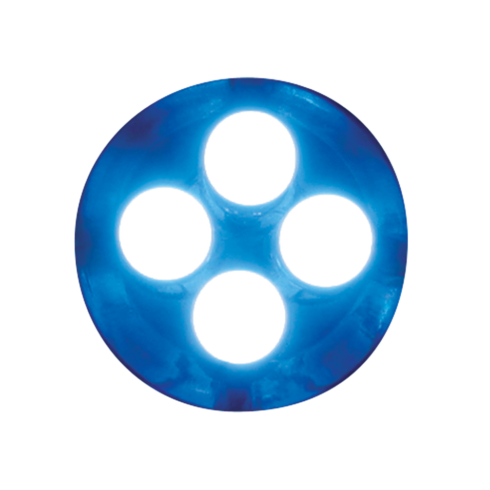 (3/Card) Economy 4 Led 194 Bulb - Blue