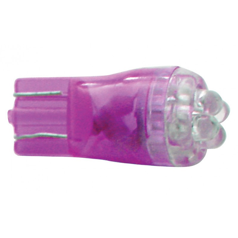 (2/Card) 194 Bulb W/ 4 Micro Led Bulbs - Purple