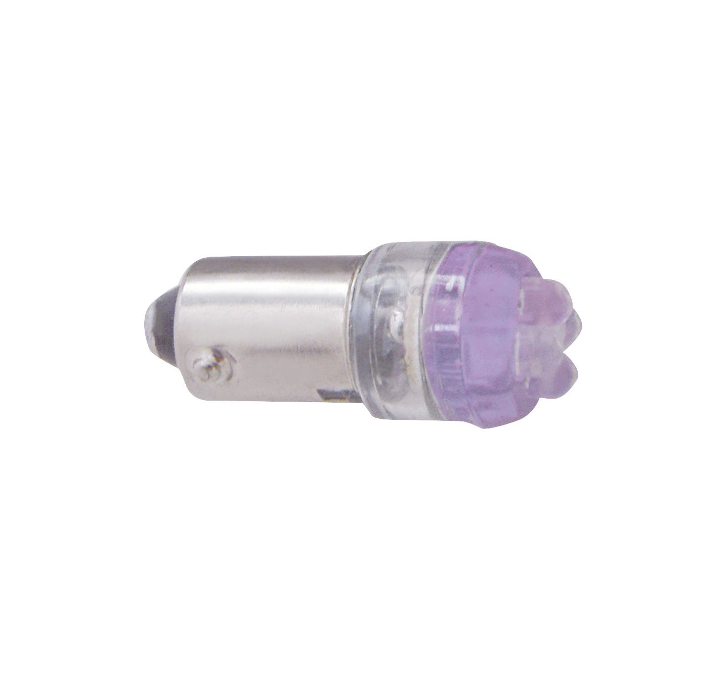 (2/Card) 4 Led 1893 Bulb - Purple