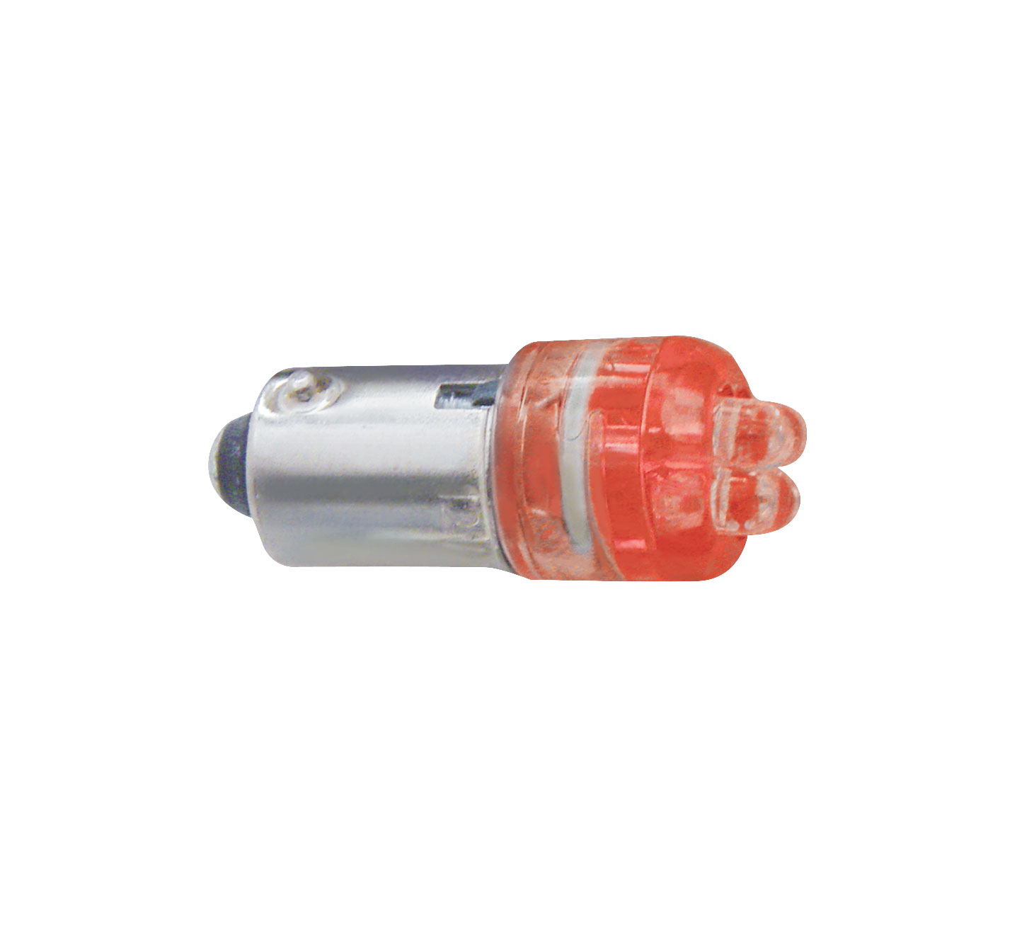 (2/Card) 4 Led 1893 Bulb - Red