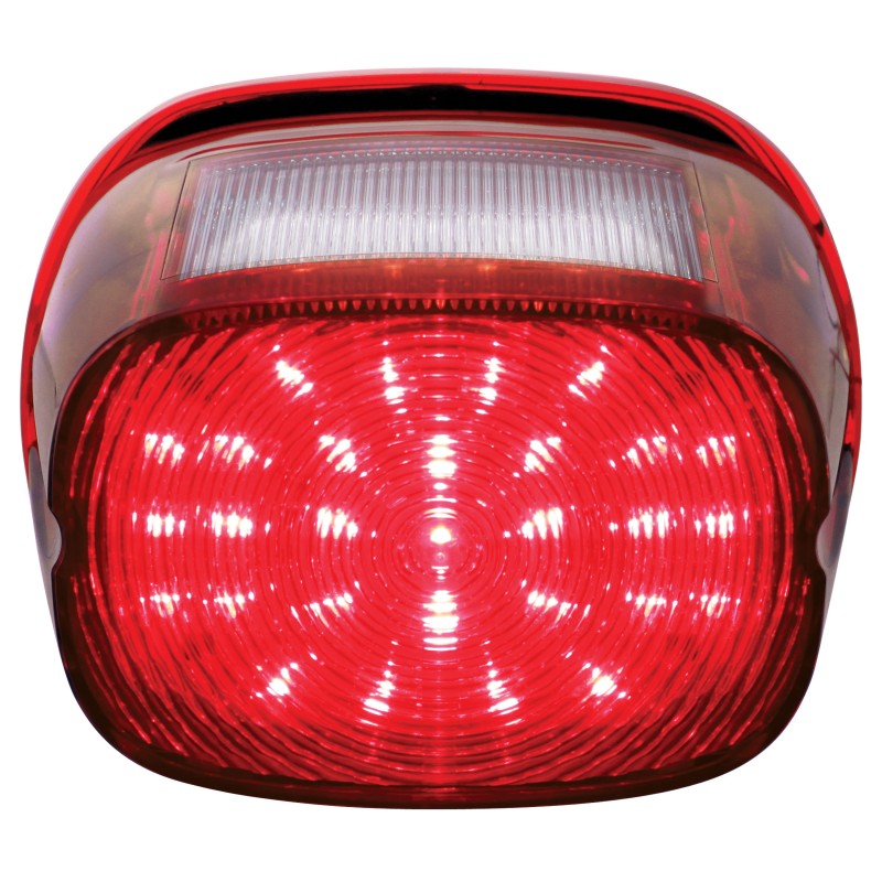29 Red Led Harley Motorcycle Tail Light With 4 White Led License Light