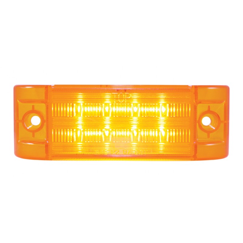 8 Smd Led Rectangular Clearance/Marker Light - Amber