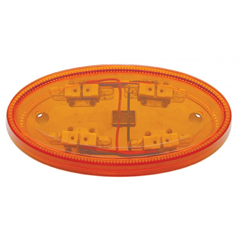 Amber Peterbilt Incandescent Emblem Light