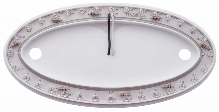 32 Amber Led Peterbilt Emblem Light Base (Large)