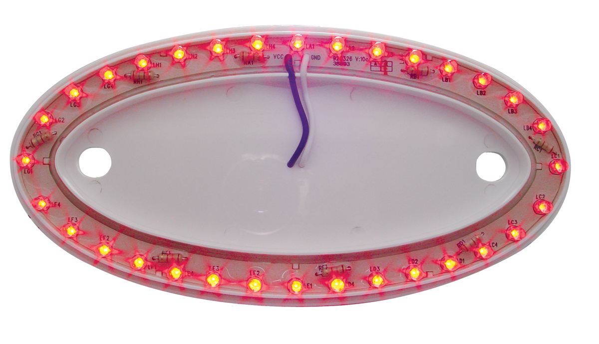 32 Red Led Peterbilt Emblem Light Base (Large)
