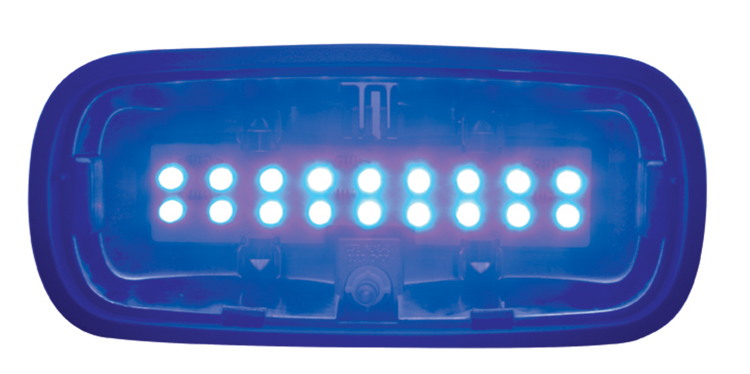18 Blue Led Peterbilt Center Dome Light