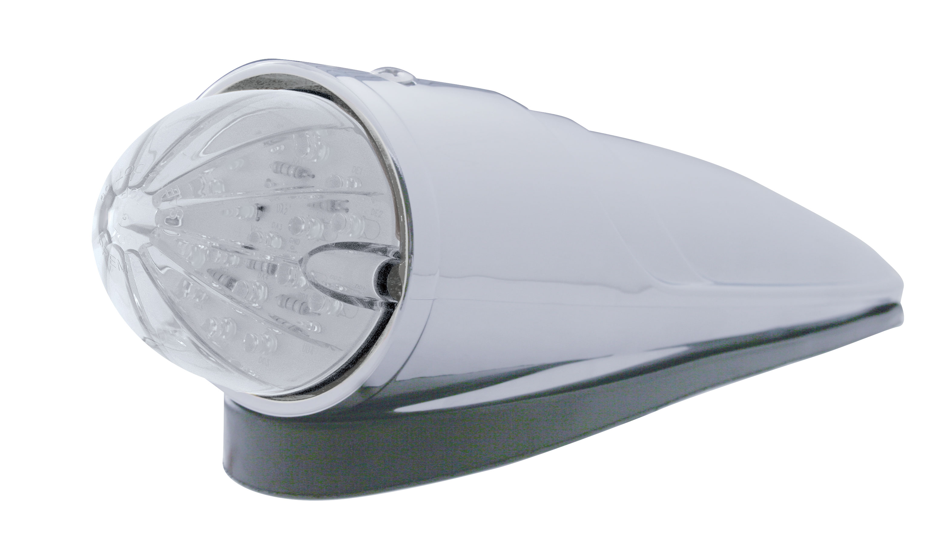 19 Amber Led Grakon 1000 Style Bullet Cab Light - Clear Lens