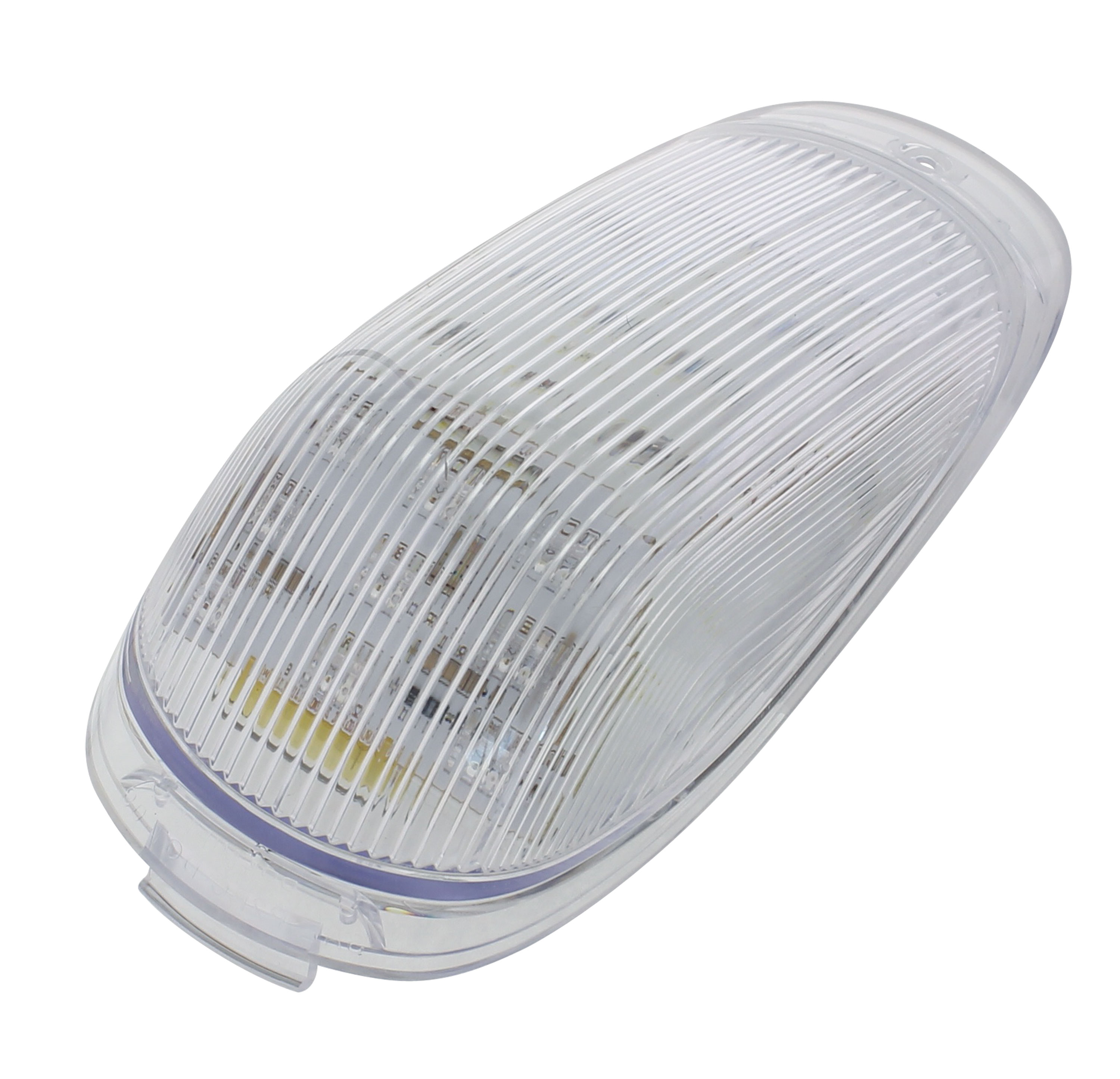 19 Amber Led Grakon 2000 Cab Light - Clear Lens