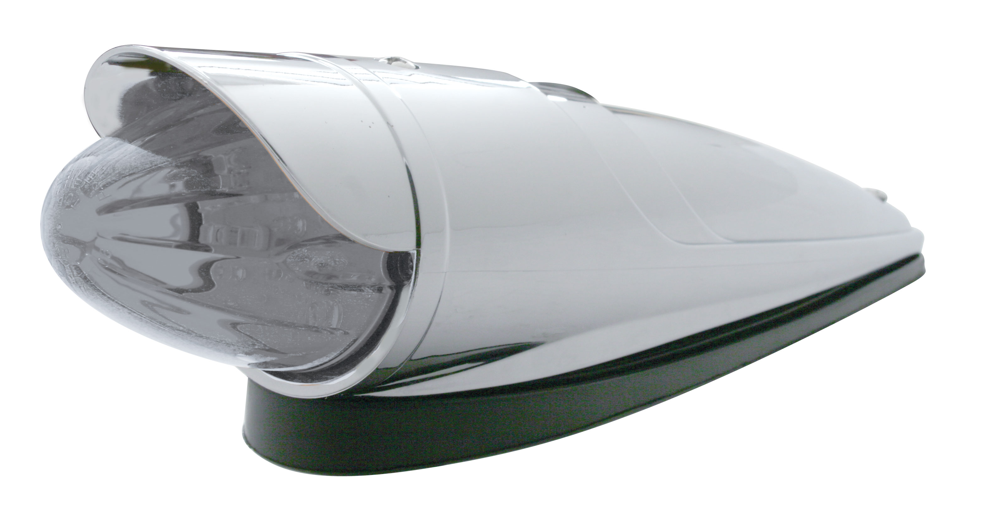 19 Amber Led Grakon 1000 Style Watermelon Cab Light W/ Visor - Clear Lens