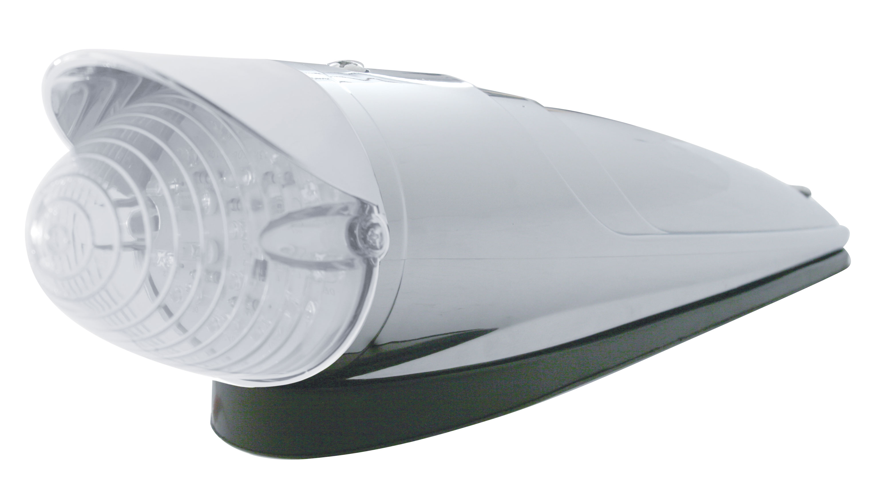 19 Amber Led Grakon 1000 Style Beehive Cab Light W/ Visor - Clear Lens