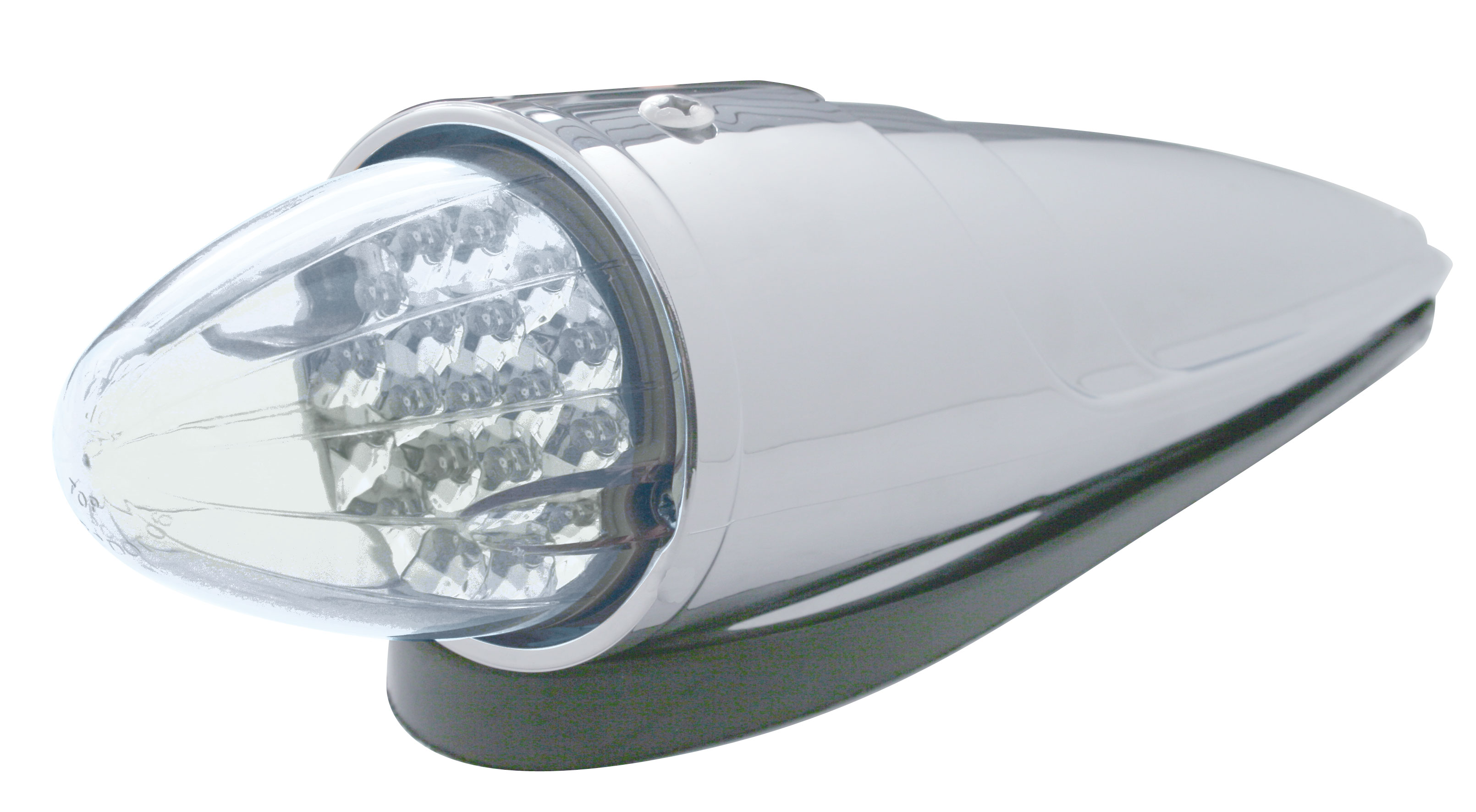 19 Amber Led Grakon 1000 Style Reflector/Clear Cab Light - Clear Lens