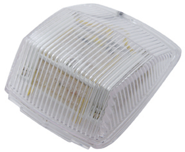 36 Amber Led Rectangular Cab Light - Clear Lens