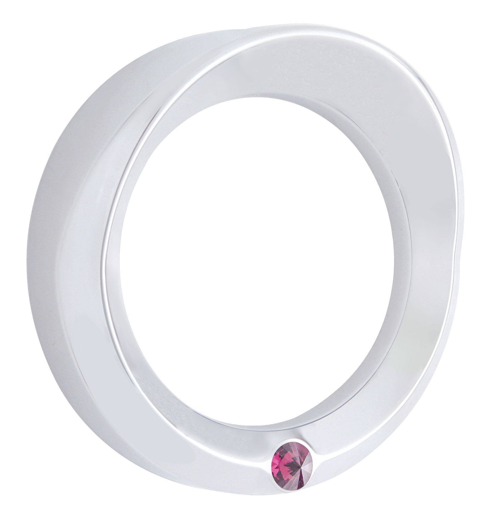 Chrome Kenworth Speed/Tachometer Gauge Cover W/ Visor & Diamond - Purple