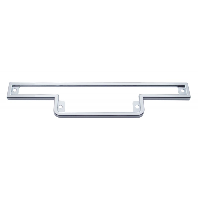 Chrome Plastic Peterbilt Dash Instrument Panel Cover W/ 4 Polished Stainless Steel Screws