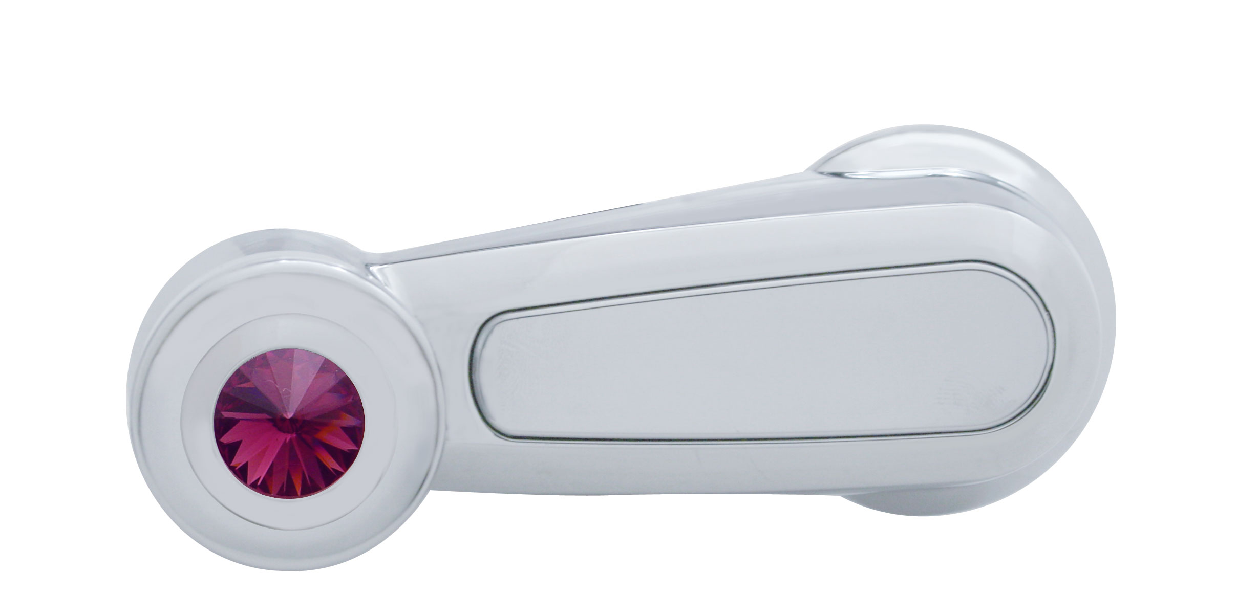 Chrome Plastic 2006+ Peterbilt Window Crank W/ Diamond - Purple