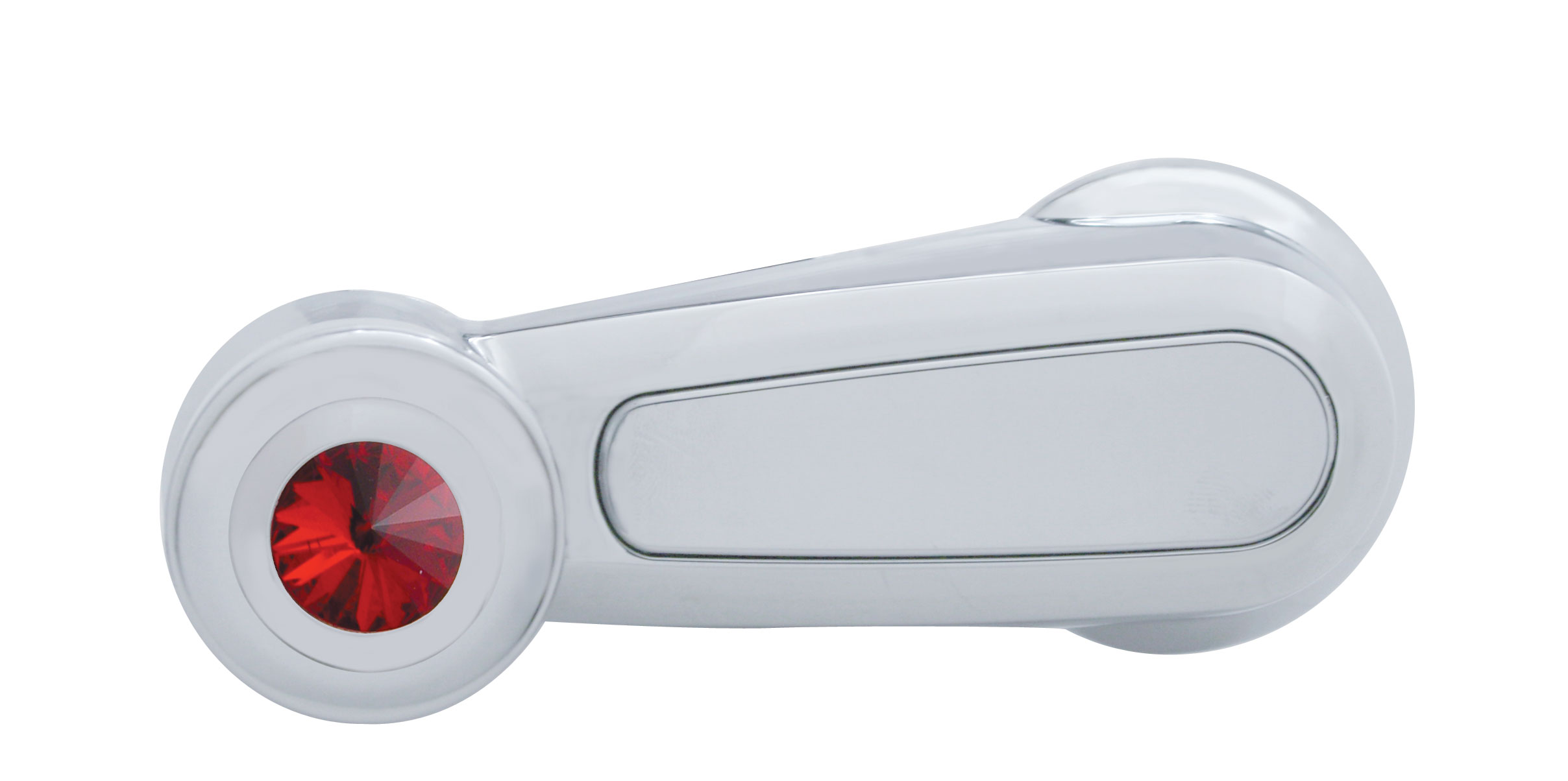 Chrome Plastic 2006+ Peterbilt Window Crank W/ Diamond - Red