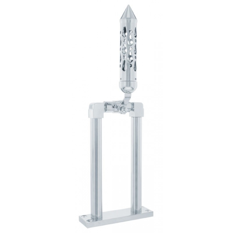 Chrome 9" Air Horn Valve With "Brooklyn" Spike Grip