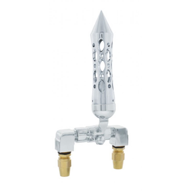 Chrome Air Horn Valve Lever With "Daytona" Spike Grip