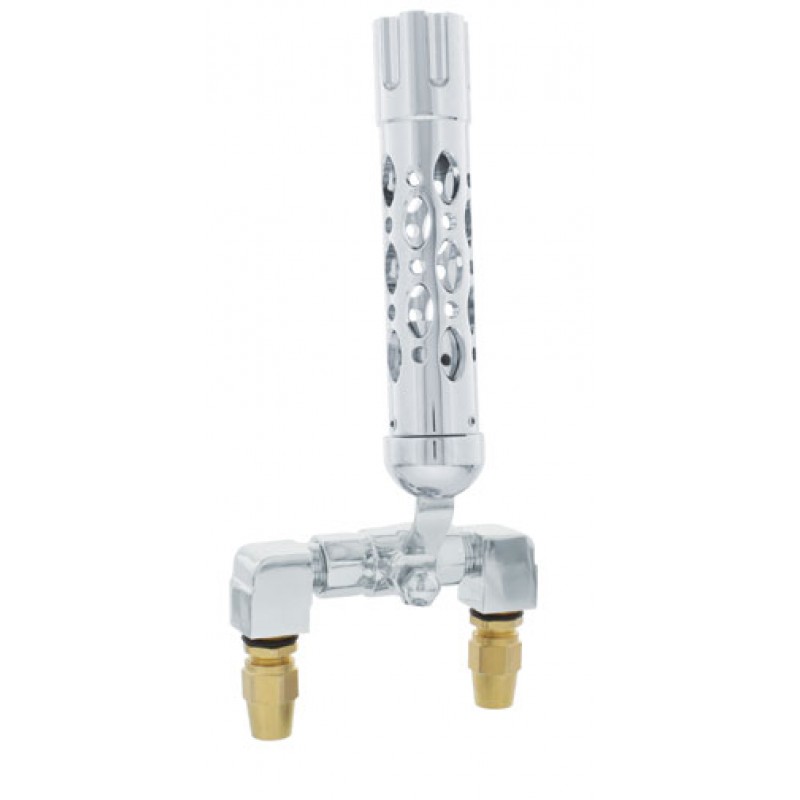 Chrome Air Horn Valve Lever With "Austin" Gun Cylinder Grip