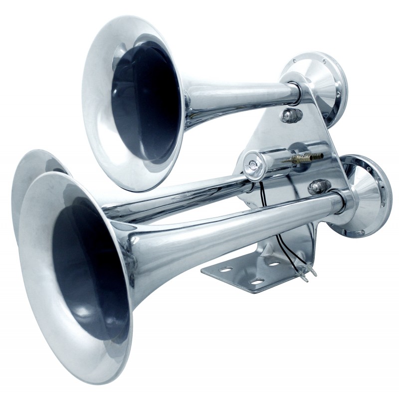 Chrome Economy 3 Trumpet Train Horn