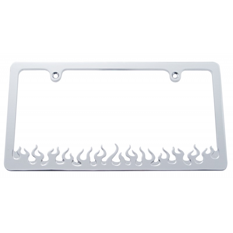 Aluminum Flame Billet License Frame