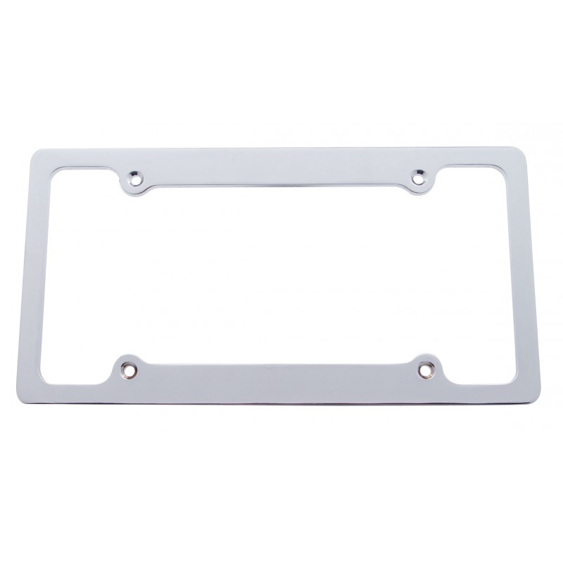 Aluminum Plain Brushed Finish Billet License Frame