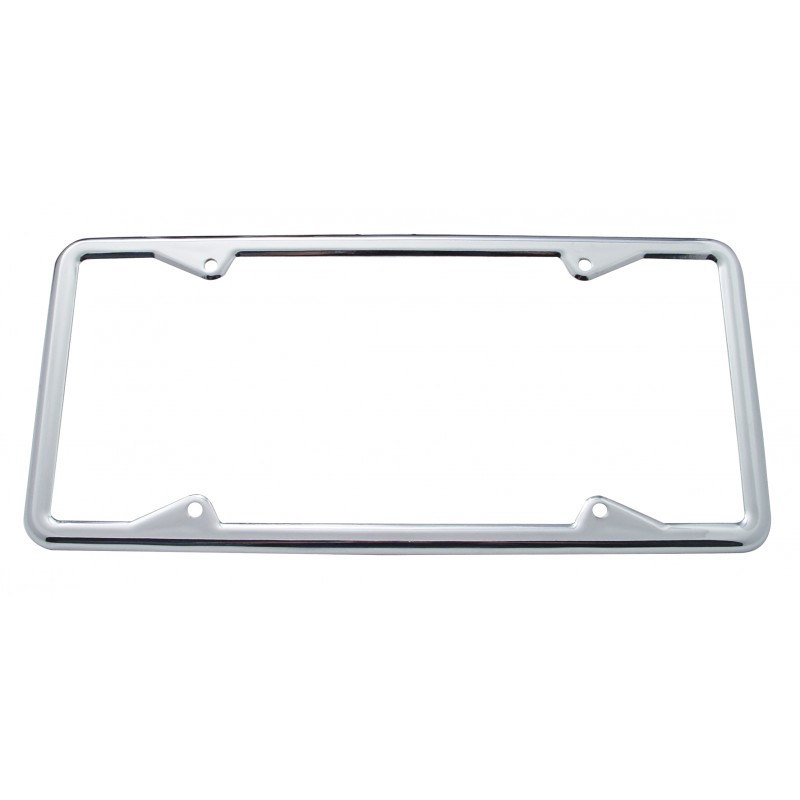 1929/39 Chrome License Frame - Straight Corners