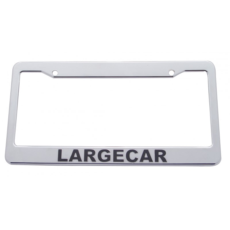 Chrome Plastic License Frame - Largecar