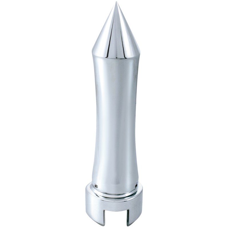 Chrome "Talladega" Spike Gearshift Knob With Mounting Adaptor - Vertical