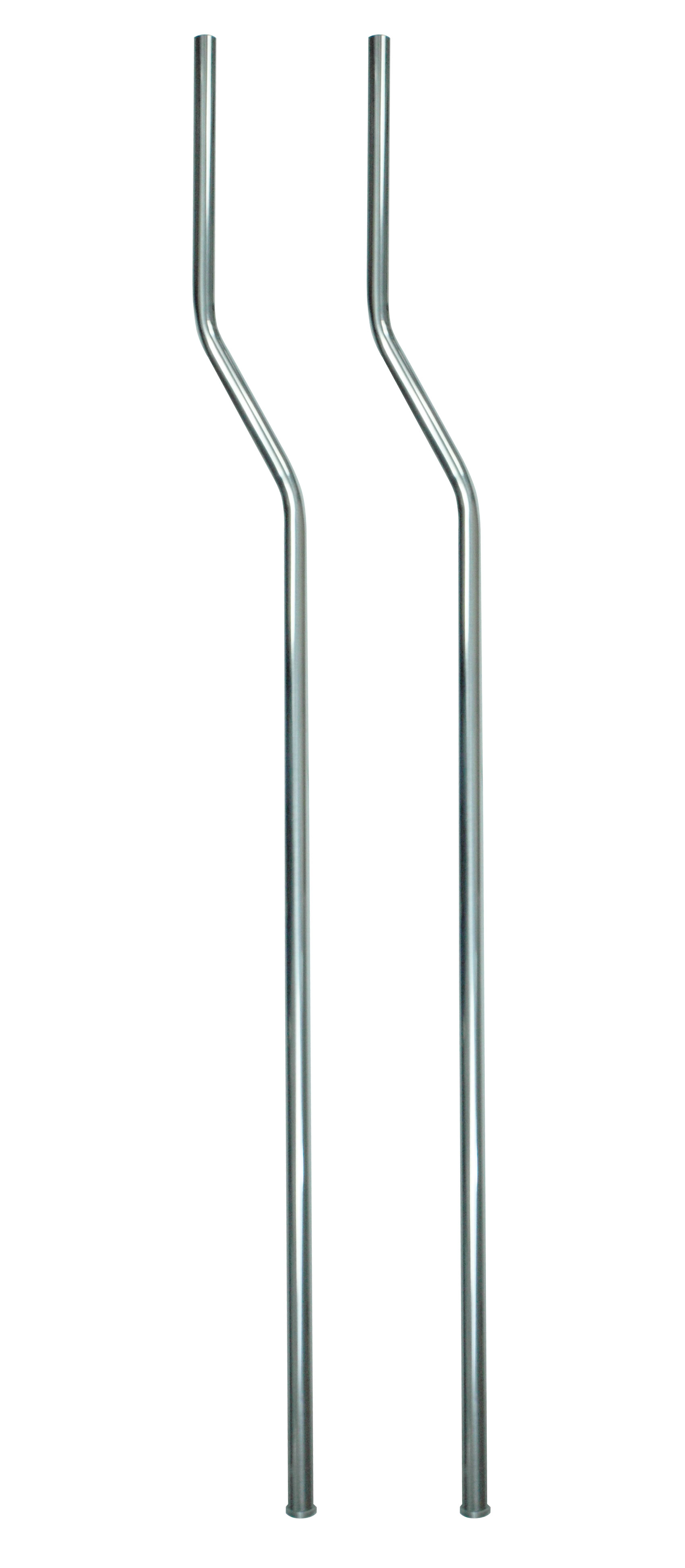 (2/Card) Stainless Steel Bumper Guide Tube