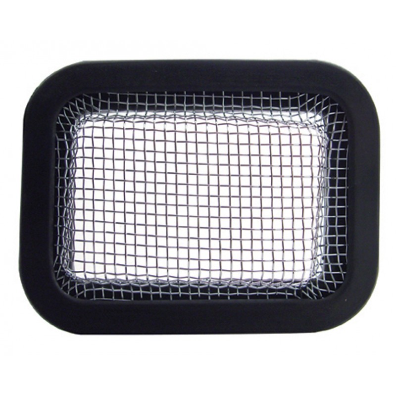 (Skpk) Rubber Peterbilt Rock Guide W/ Chrome Mesh
