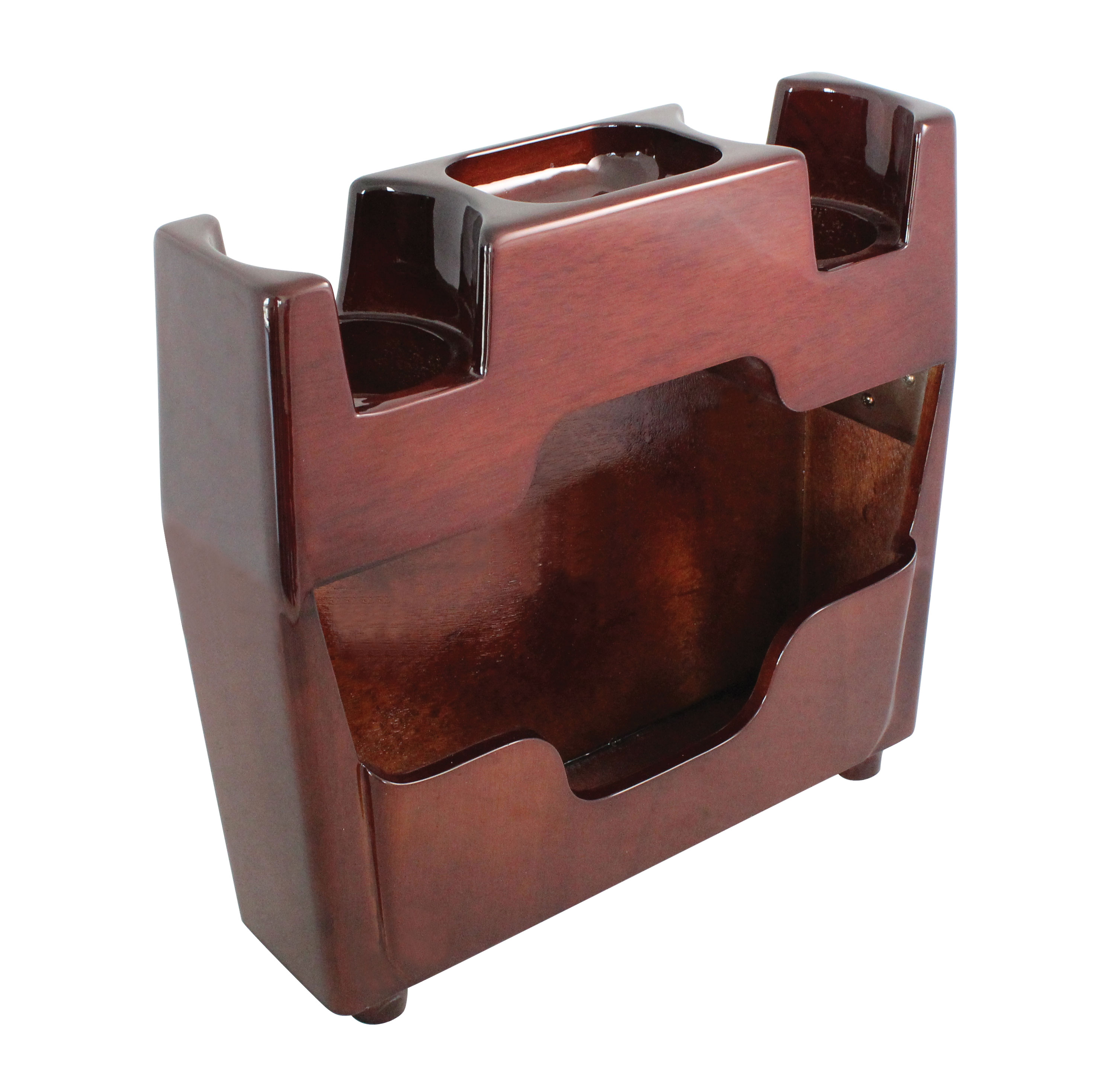 Hand Crafted Wood Center Console