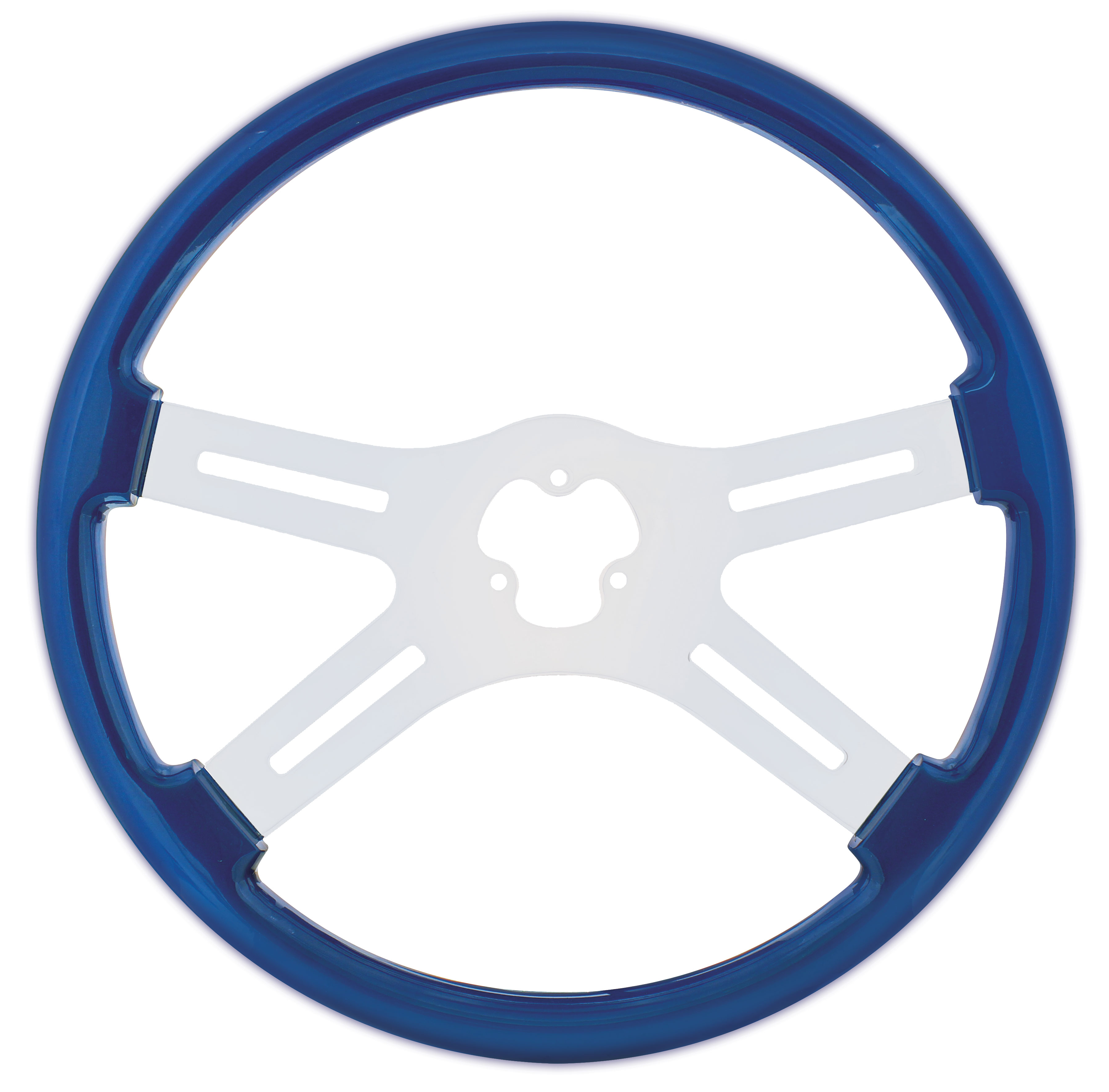 18" Steering Wheel - Blue