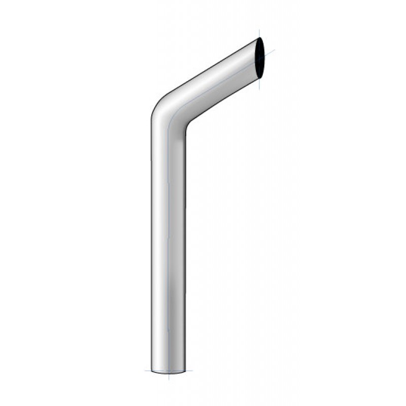 Bull Horn Exhaust, 7" Dia., 108" L