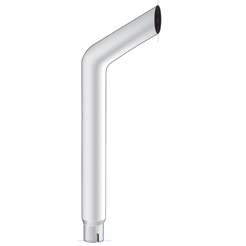 Bull Horn Exhaust, 7" Dia., 120" L