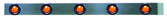 Freightliner, Classic 38 3, 4inch Cab Panel with 10 x 2inch LED & Bezels, (1996+)