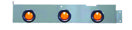 Freightliner, Classic 23 1, 2inch Extension Panel with 6 x 2inch LED & Bezels, (1972+)