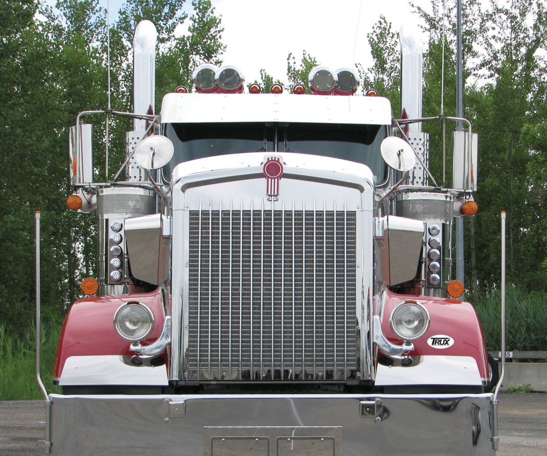 Kenworth, W900L Hoodshield Bug Deflector, (1989+)
