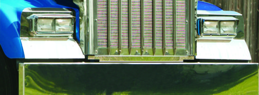 Kenworth, W900L Grill , Bumper Filler Panel