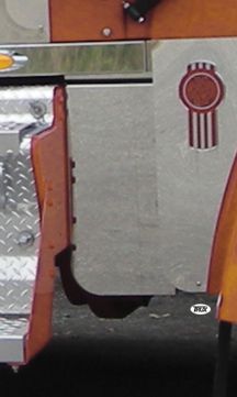 Kenworth, W900L Blank Hood Battery Box Filler Panel, (1997+)