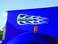 Kenworth, Hood Emblem Accent, Flame